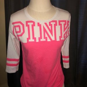 pink colored vs pink quarter sleeve